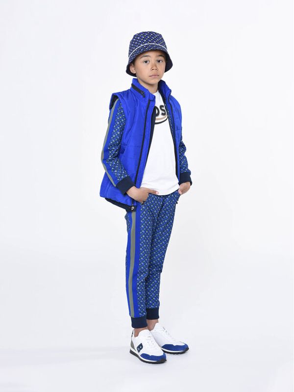 Boss Boss Суитшърт J25O58 S Тъмносин Regular Fit