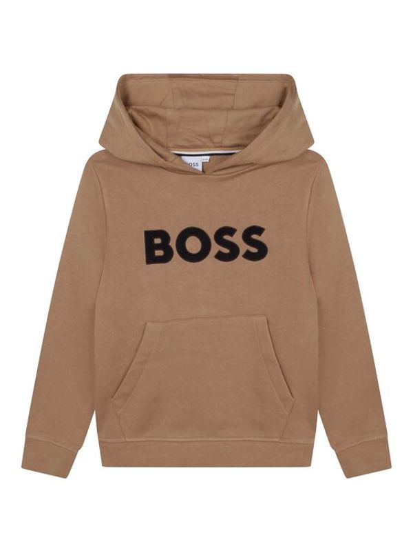 Boss Boss Суитшърт J25O60 D Кафяв Regular Fit