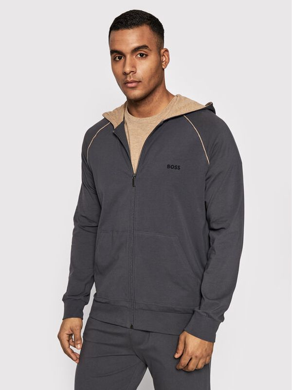 Boss Boss Суитшърт Mix&Match 50469581 Сив Regular Fit