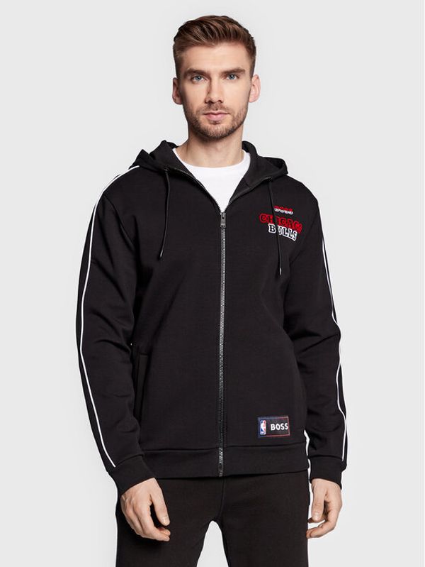 Boss Boss Суитшърт NBA 50477412 Черен Regular Fit
