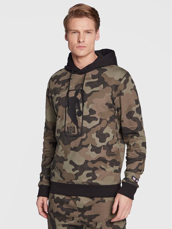 Boss Boss Суитшърт NBA W_Camo 50477453 Зелен Regular Fit