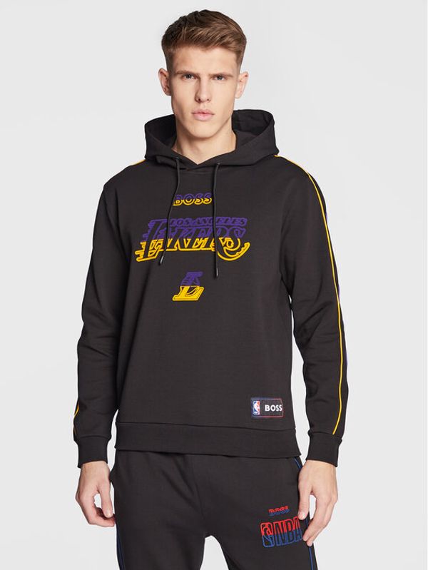 Boss Boss Суитшърт NBA Wbounce_2 50477404 Черен Regular Fit