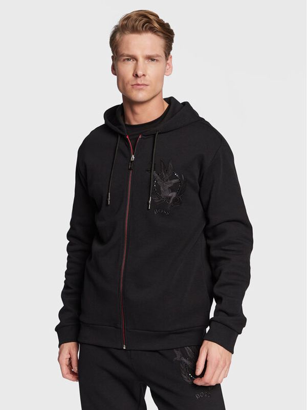 Boss Boss Суитшърт Saggy Lunar 50483821 Черен Regular Fit