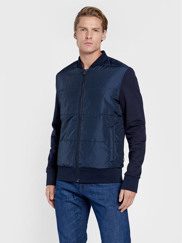 Boss Boss Суитшърт Skiles 42 50468529 Тъмносин Regular Fit