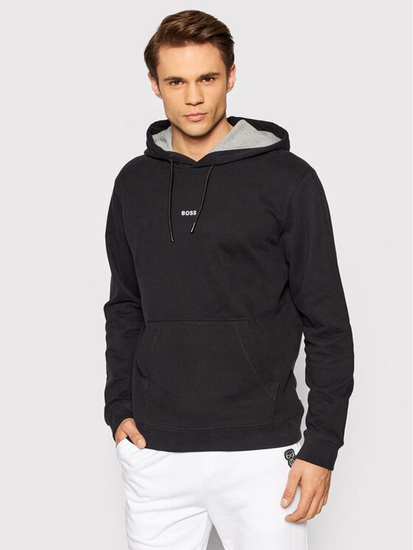 Boss Boss Суитшърт Weedo 1 50462831 Черен Relaxed Fit