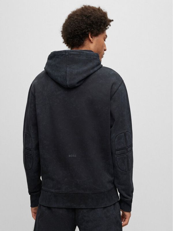 Boss Boss Суитшърт Weozonehood 50493982 Черен Relaxed Fit