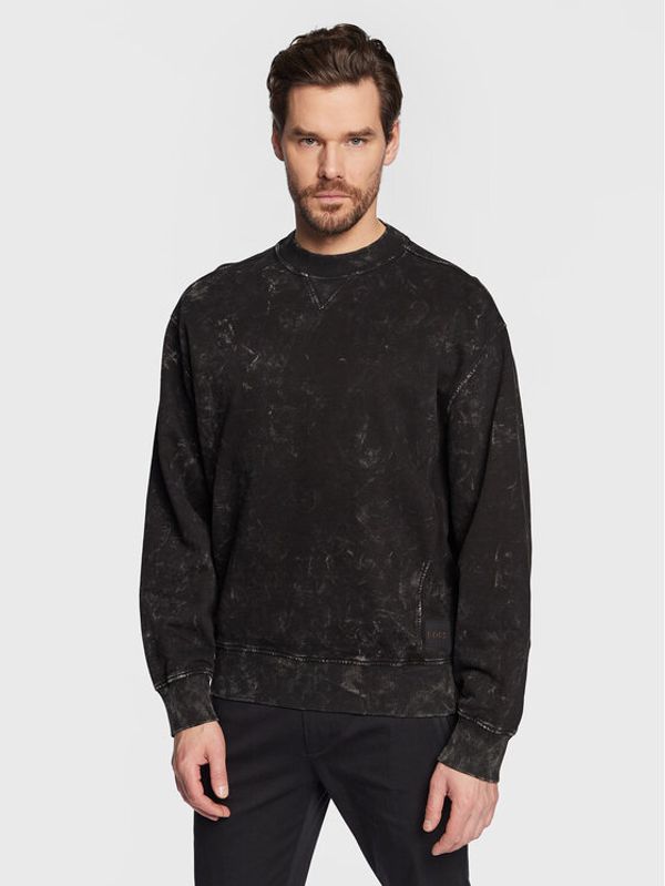 Boss Boss Суитшърт Wesnow 50483455 Черен Regular Fit