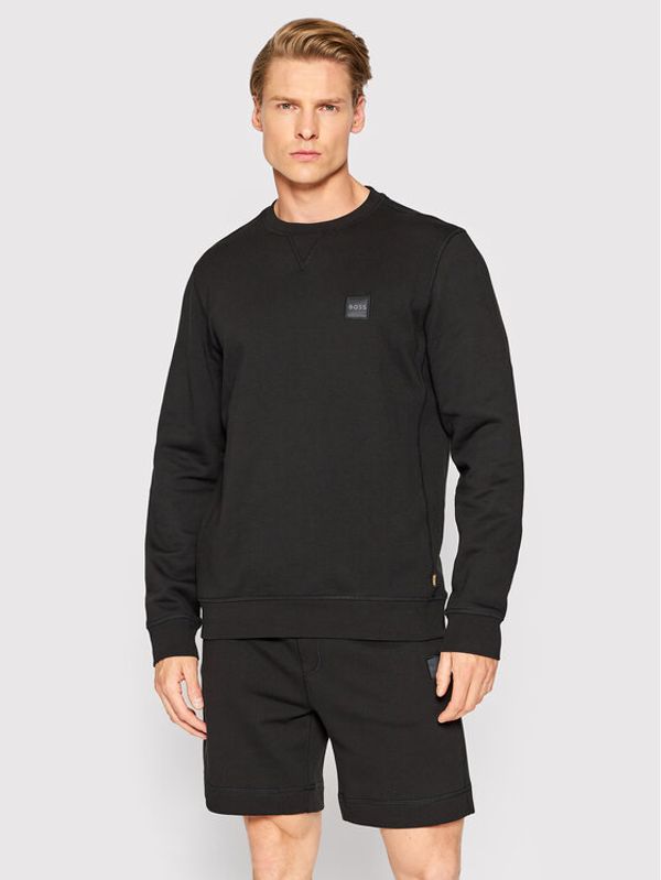 Boss Boss Суитшърт Westart 50468443 Черен Relaxed Fit