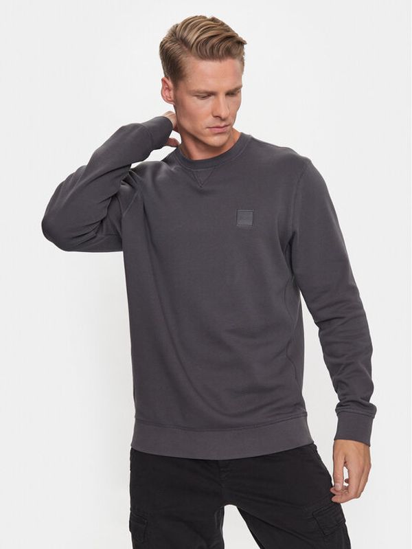 Boss Boss Суитшърт Westart 50468443 Сив Relaxed Fit