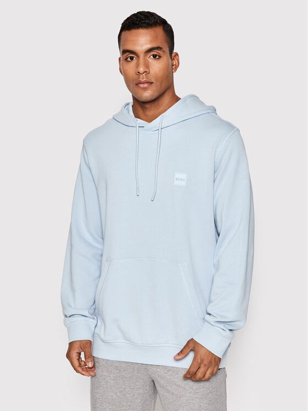 Boss Boss Суитшърт Wetalk 50468445 Син Regular Fit