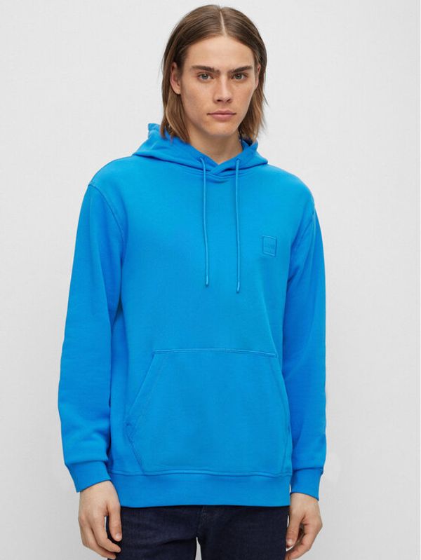 Boss Boss Суитшърт Wetalk 50468445 Син Regular Fit