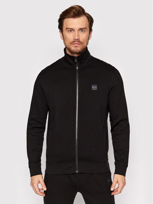 Boss Boss Суитшърт Zestart 50468428 Черен Regular Fit