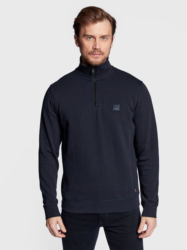 Boss Boss Суитшърт Zetrust 50468926 Тъмносин Regular Fit