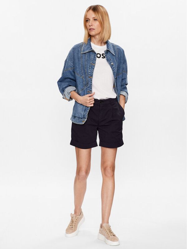 Boss Boss Текстилни панталони 50447263 Син Relaxed Fit