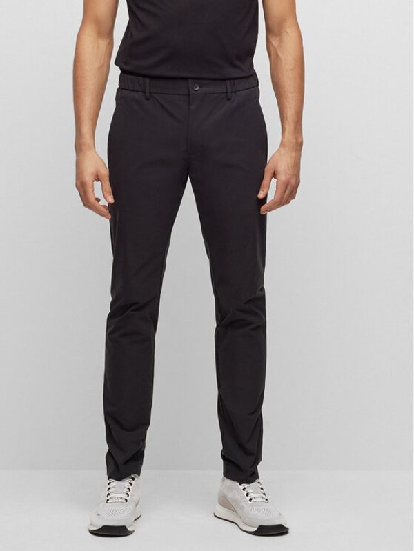 Boss Boss Текстилни панталони 50487561 Черен Slim Fit