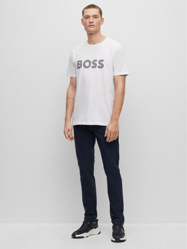 Boss Boss Текстилни панталони 50487561 Син Slim Fit