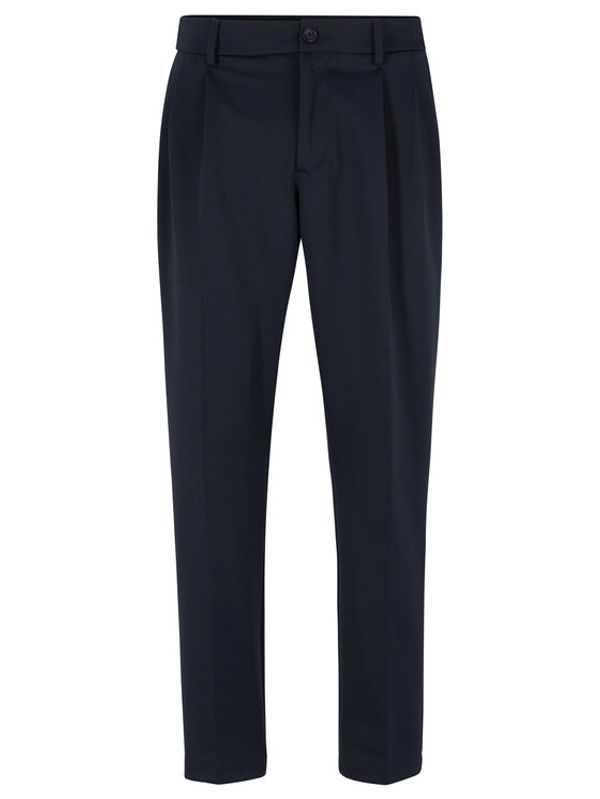 Boss Boss Текстилни панталони 50487565 Син Tapered Fit