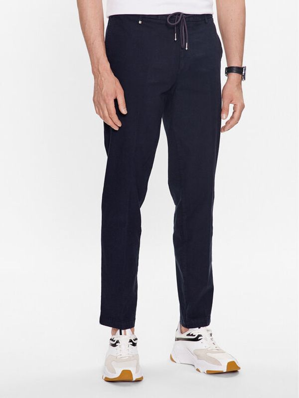 Boss Boss Текстилни панталони 50487750 Син Slim Fit