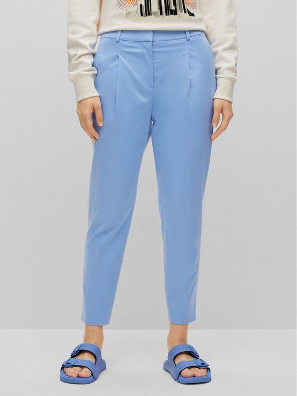 Boss Boss Текстилни панталони 50488135 Син Relaxed Fit