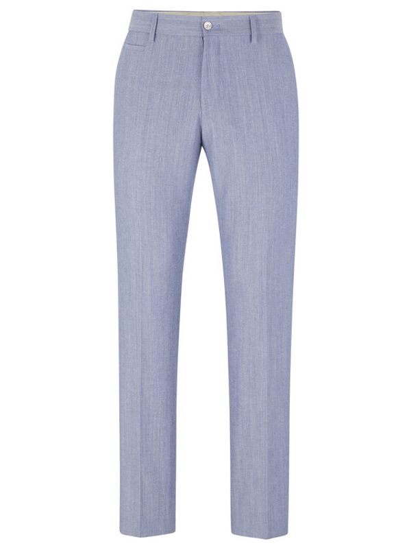 Boss Boss Текстилни панталони 50489421 Син Slim Fit