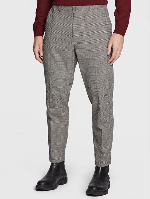 Boss Boss Текстилни панталони C-Perin-W-224 50479606 Сив Relaxed Fit