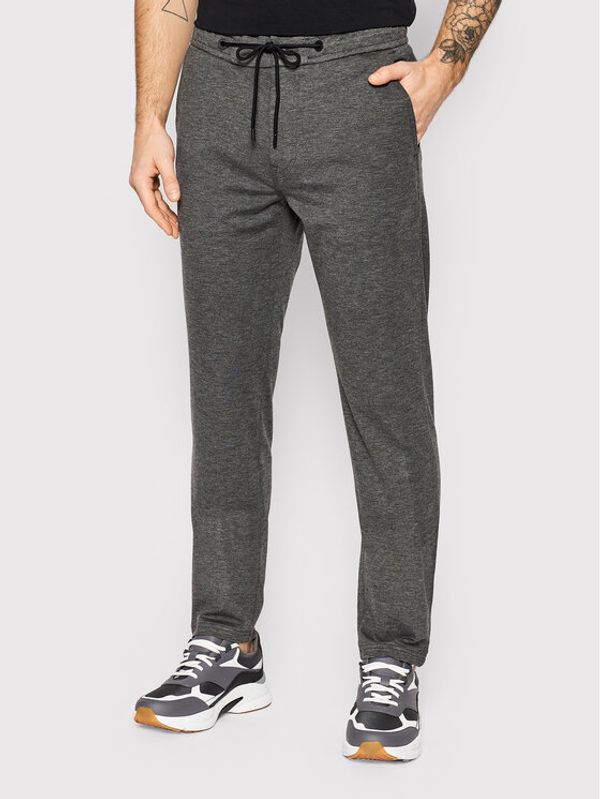 Boss Boss Текстилни панталони Taber-Ds 50468188 Сив Tapered Fit