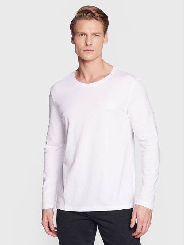 Boss Boss Тениска с дълъг ръкав Mix&Match 50470144 Бял Regular Fit
