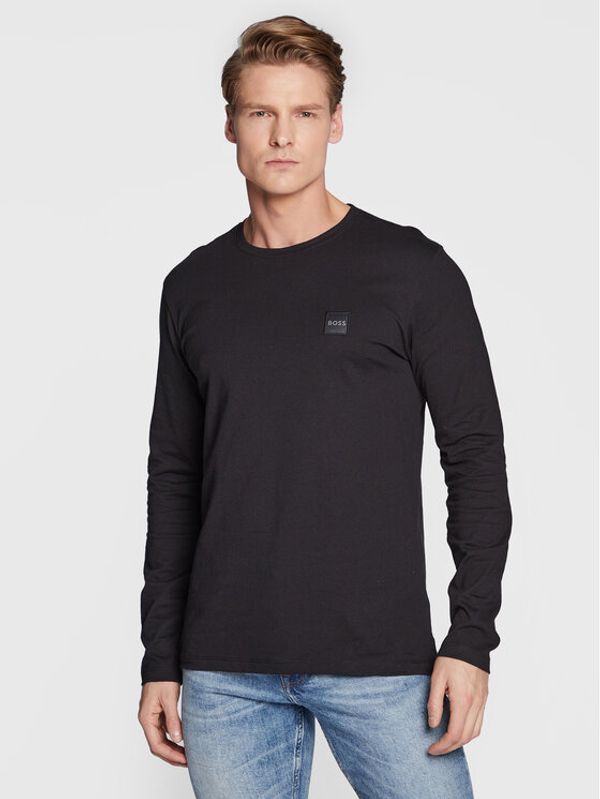 Boss Boss Тениска с дълъг ръкав Tacks 50476192 Черен Regular Fit