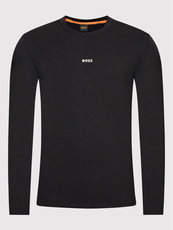 Boss Boss Тениска с дълъг ръкав Tchark 50473286 Черен Regular Fit