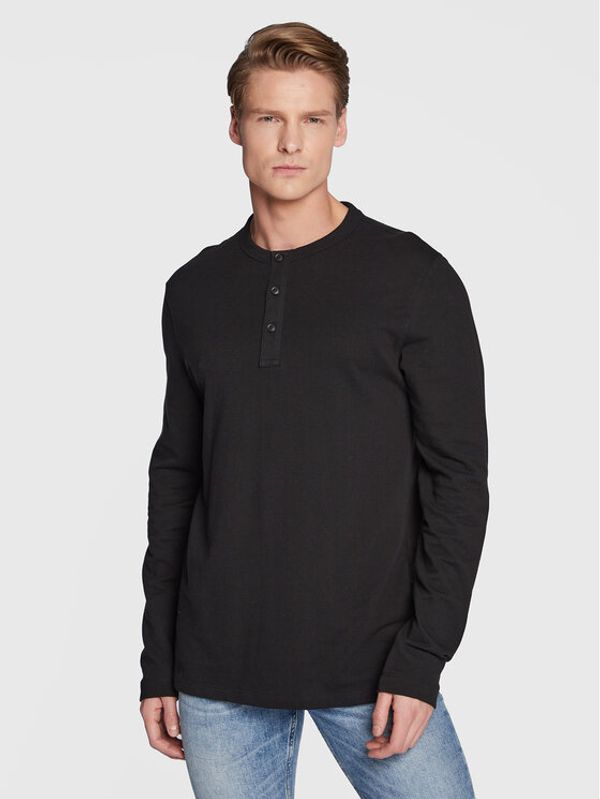 Boss Boss Тениска с дълъг ръкав Teetwill 50476201 Черен Regular Fit