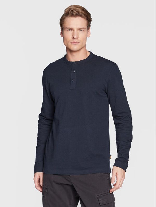 Boss Boss Тениска с дълъг ръкав Teetwill 50476201 Тъмносин Regular Fit