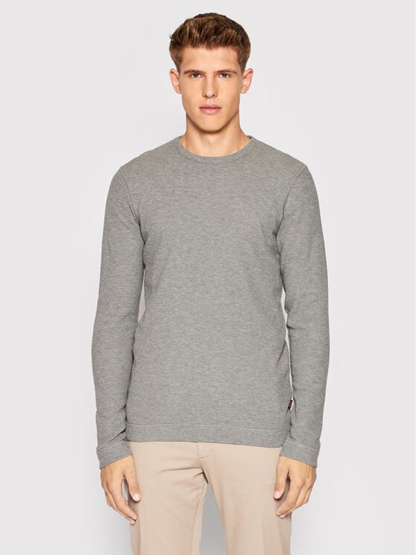Boss Boss Тениска с дълъг ръкав Tempest 50472309 Сив Slim Fit