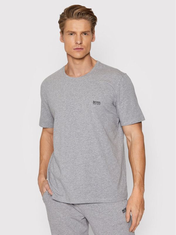 Boss Boss Тишърт 50379021 Сив Regular Fit