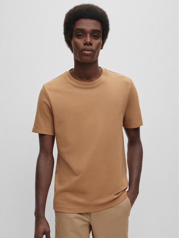 Boss Boss Тишърт 50452680 Бежов Regular Fit