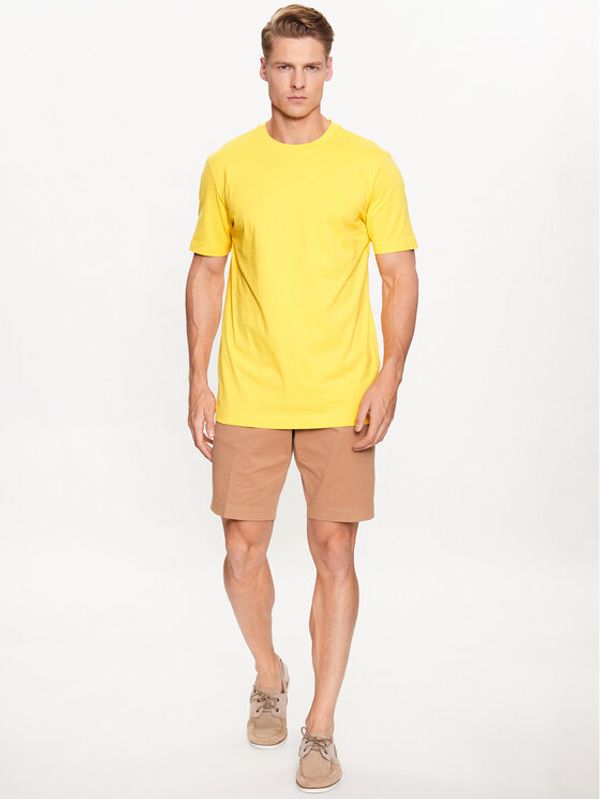 Boss Boss Тишърт 50468347 Жълт Regular Fit