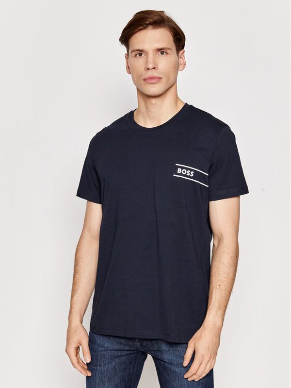 Boss Boss Тишърт 50469154 Тъмносин Regular Fit