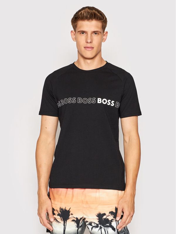 Boss Boss Тишърт 50469290 Черен Slim Fit