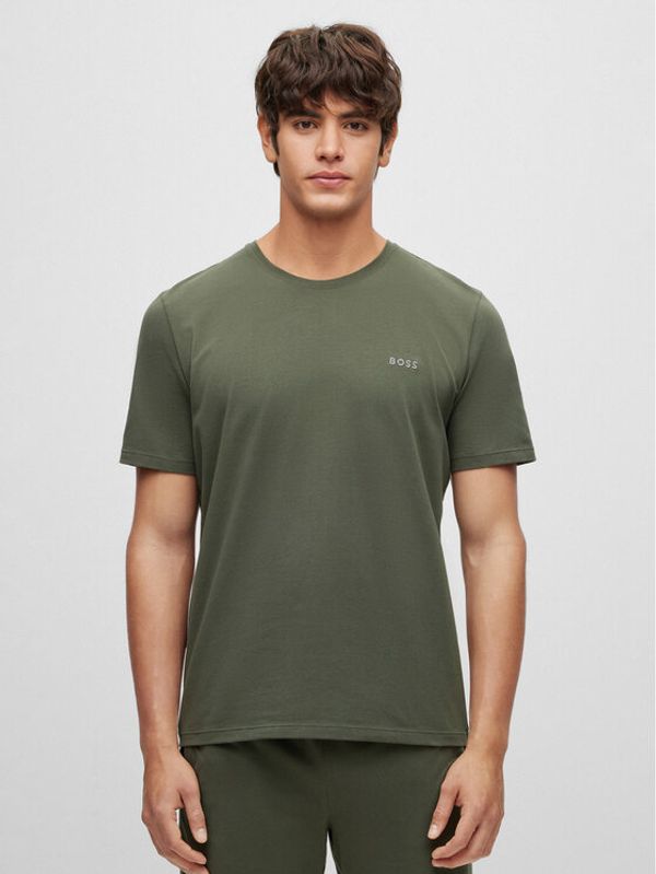 Boss Boss Тишърт 50469605 Зелен Regular Fit