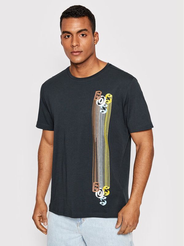 Boss Boss Тишърт 50472398 Тъмносин Regular Fit