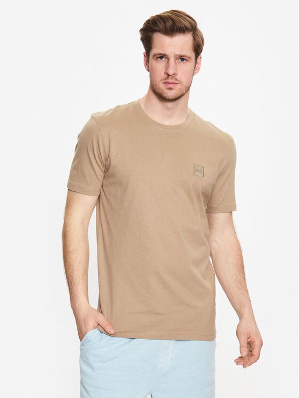 Boss Boss Тишърт 50472584 Бежов Relaxed Fit