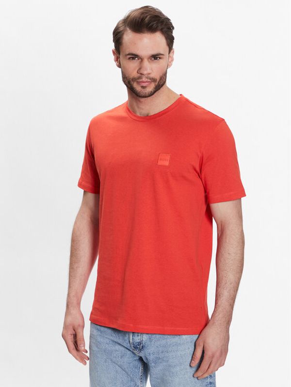 Boss Boss Тишърт 50472584 Червен Relaxed Fit