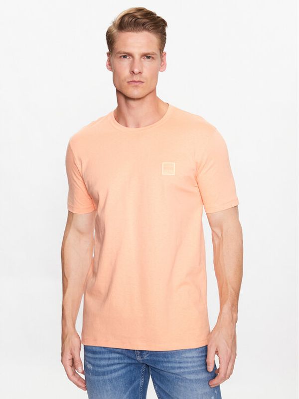 Boss Boss Тишърт 50472584 Оранжев Relaxed Fit