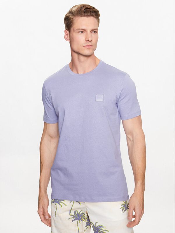 Boss Boss Тишърт 50472584 Виолетов Relaxed Fit