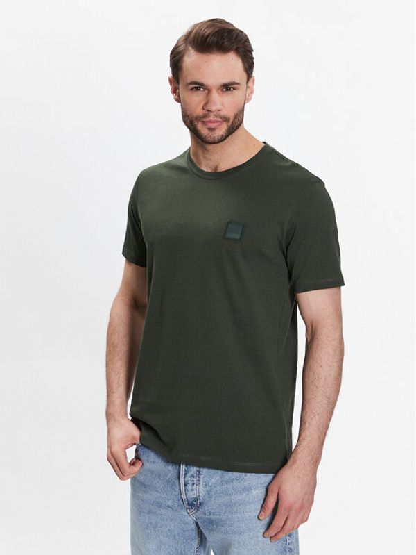 Boss Boss Тишърт 50472584 Зелен Relaxed Fit