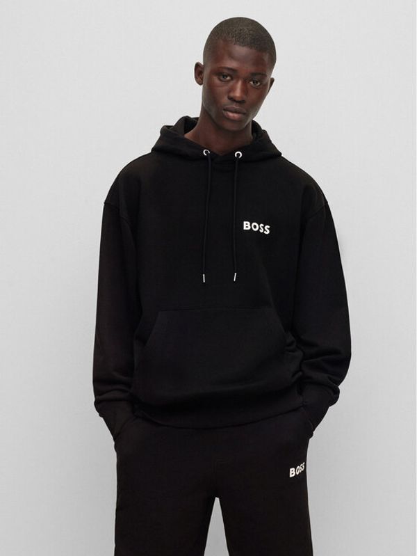 Boss Boss Тишърт 50472985 Черен Oversize