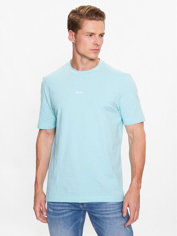 Boss Boss Тишърт 50473278 Син Relaxed Fit