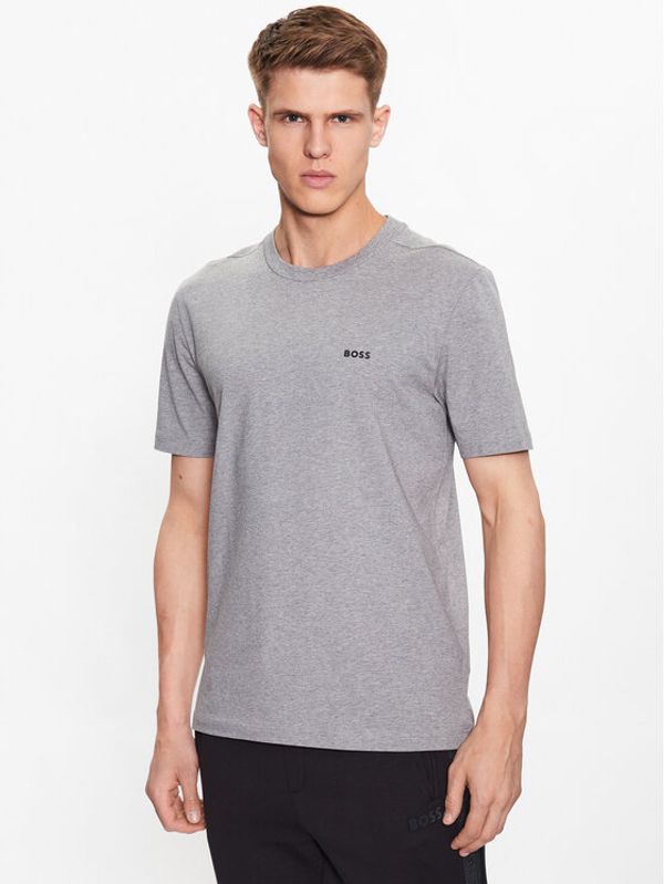 Boss Boss Тишърт 50475828 Сив Regular Fit