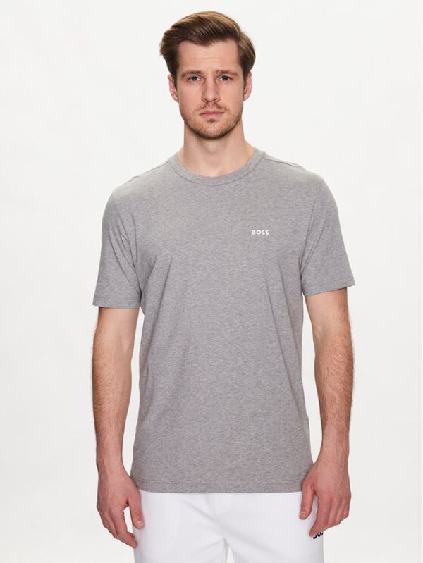 Boss Boss Тишърт 50475828 Сив Regular Fit