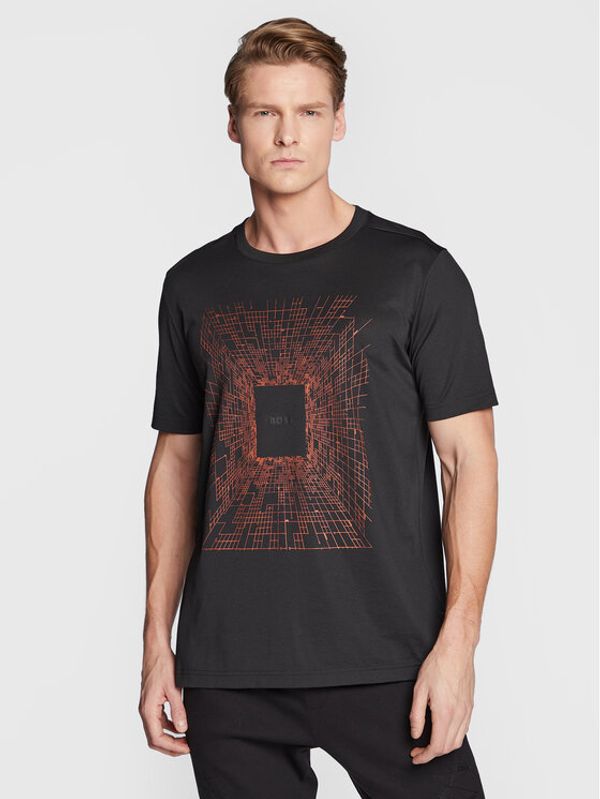 Boss Boss Тишърт 50477261 Черен Regular Fit