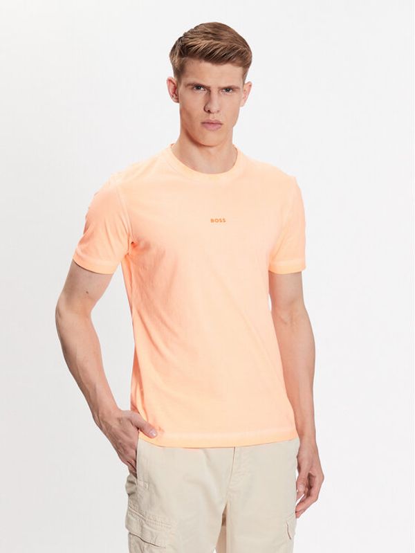 Boss Boss Тишърт 50477433 Оранжев Regular Fit